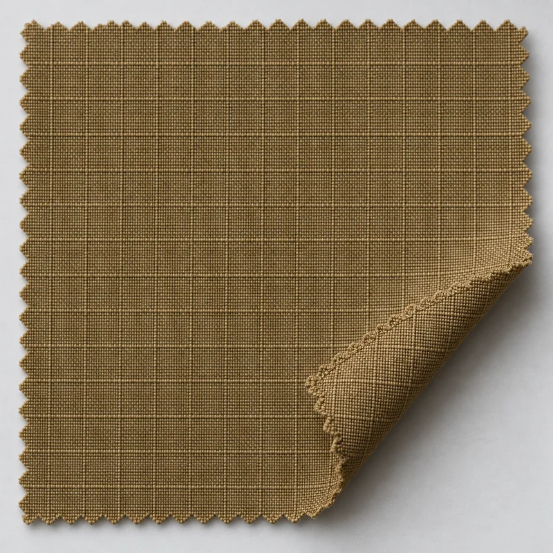 AI illustration: Nylon-cotton woven fabric swatch