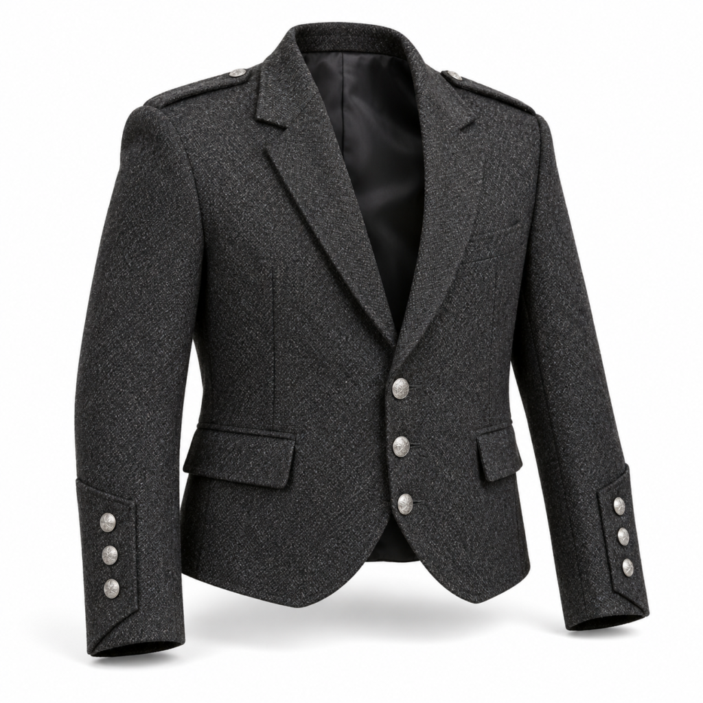 Design visualization of argyll jacket for a custom Highlandwear brief