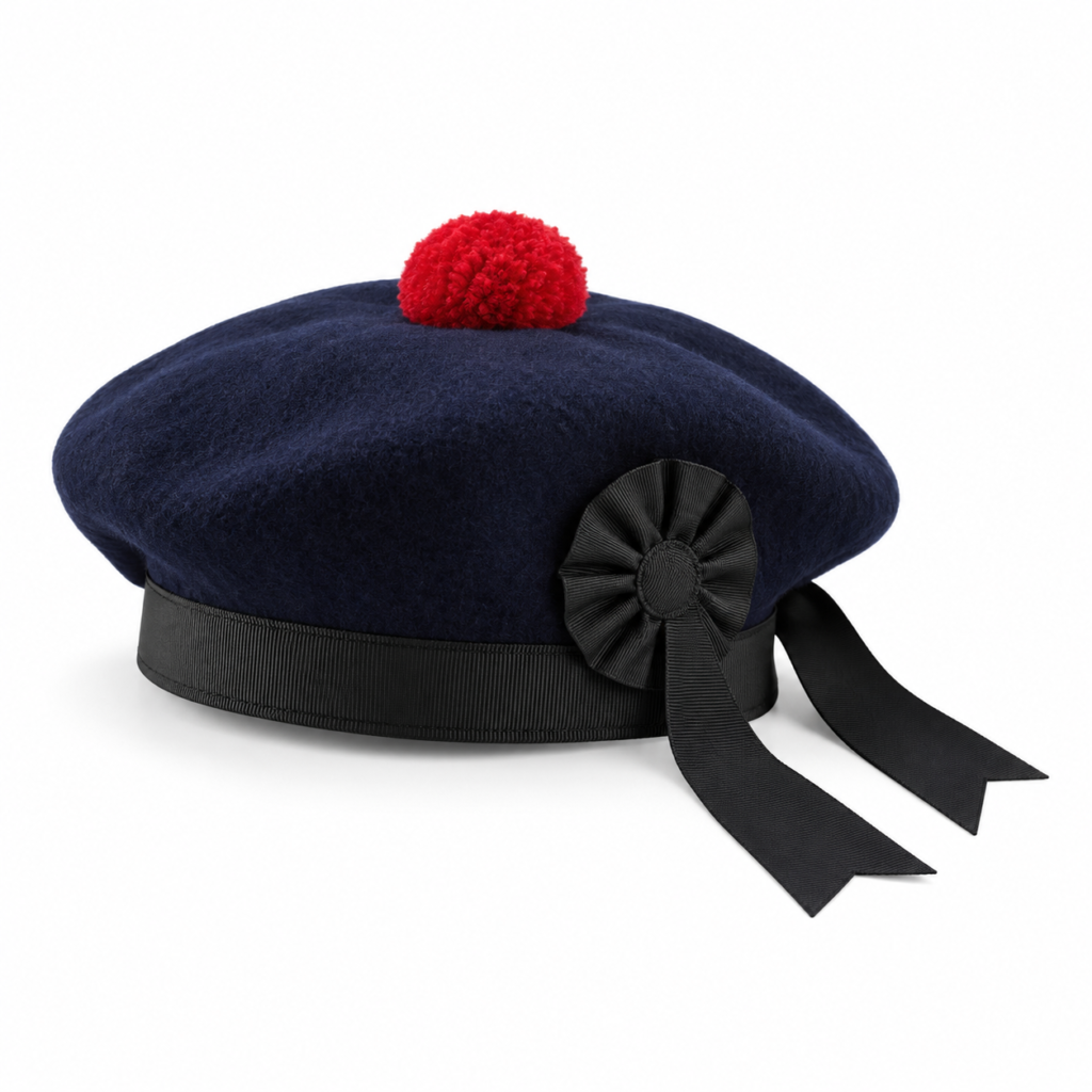 Design visualization of balmoral bonnet for a custom Highlandwear brief