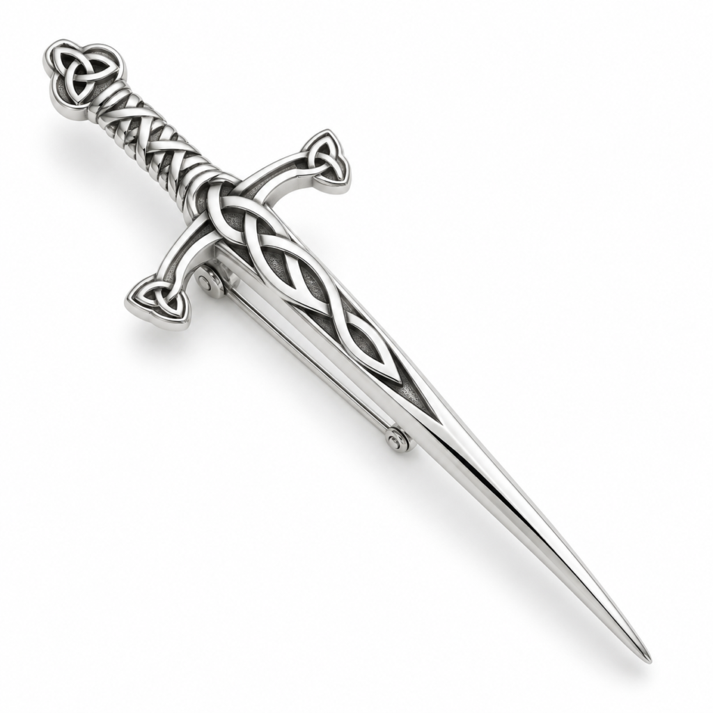 Design visualization of kilt pin for a custom Highlandwear brief