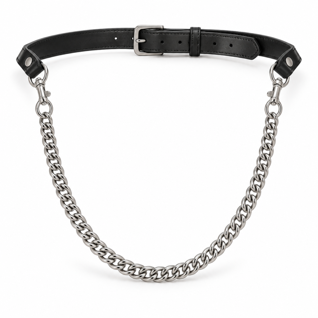 Design visualization of sporran chain for a custom Highlandwear brief