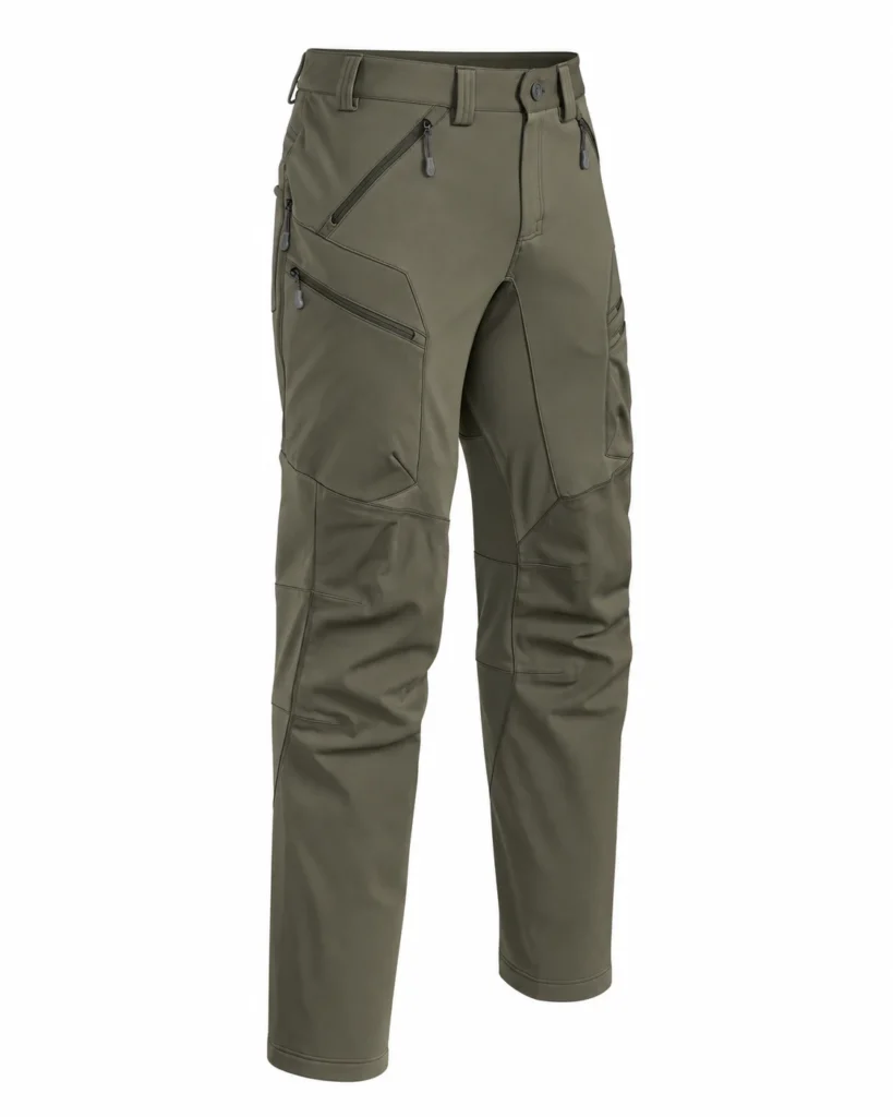 Hybrid Hunting Softshell Pants design reference, front view