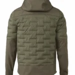 Thermal Hybrid Hooded Hunting Jacket design reference, back view