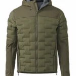 Thermal Hybrid Hooded Hunting Jacket design reference, front view